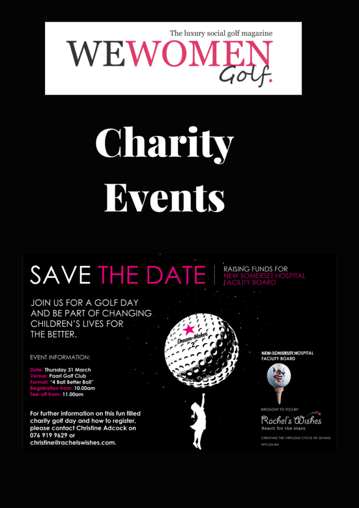 Paarl Golf Club Charity Day – March 2022