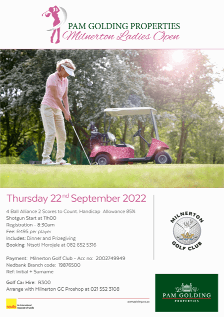 Pam Golding Milnerton Ladies Open - September 2022