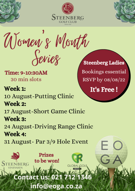 EOGA - Women's Month Series Clinic