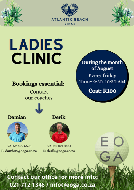 EOGA – Women’s Month Ladies Clinic @ Atlantic Beach Links
