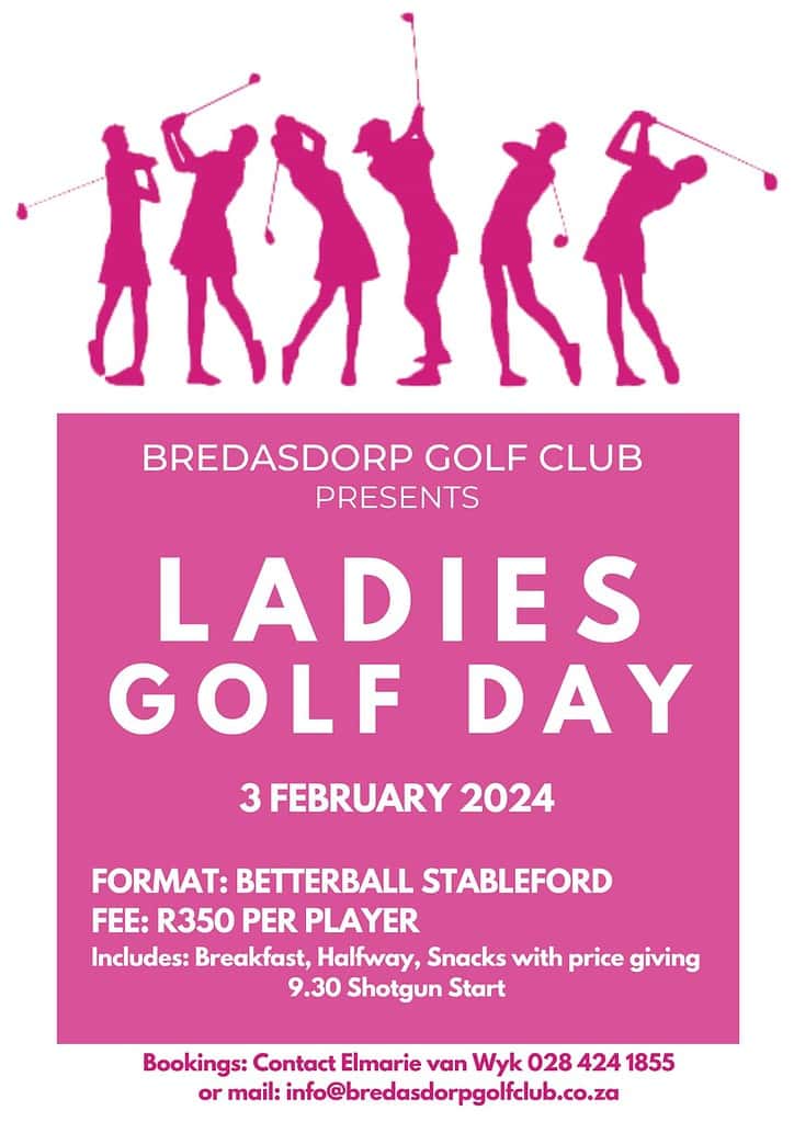 Bredasdorp Golf Club Ladies Golf Day – 3 Feb 2024